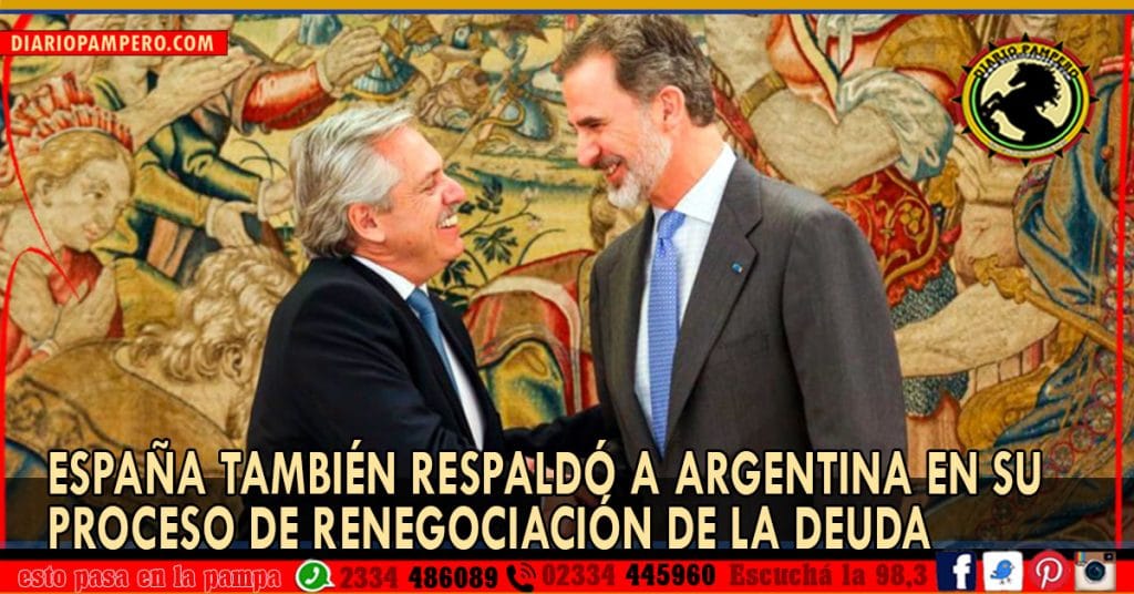 España también respaldó a Argentina en su proceso de renegociación de la deuda