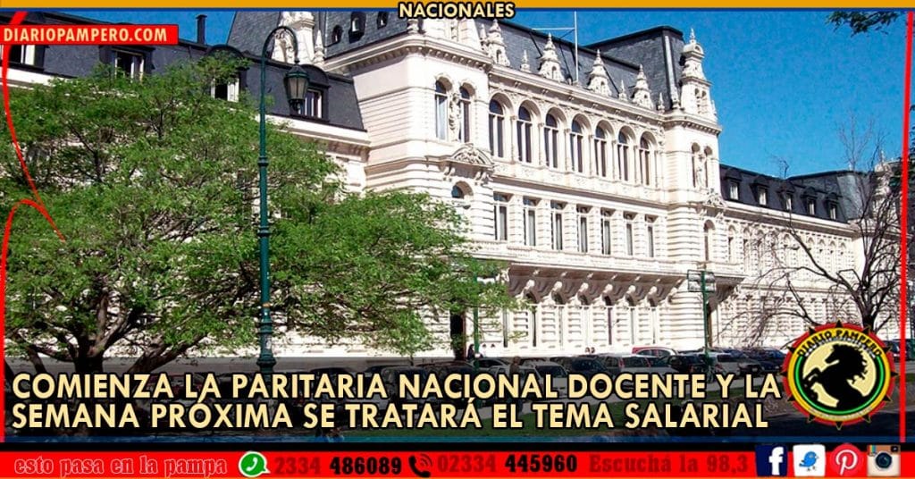 Comienza la paritaria nacional docente y la semana próxima se tratará el tema salarial