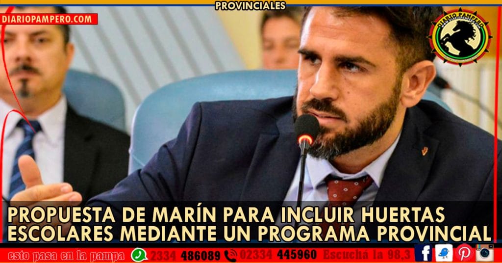 Propuesta de Marín para incluir Huertas Escolares mediante un Programa Provincial