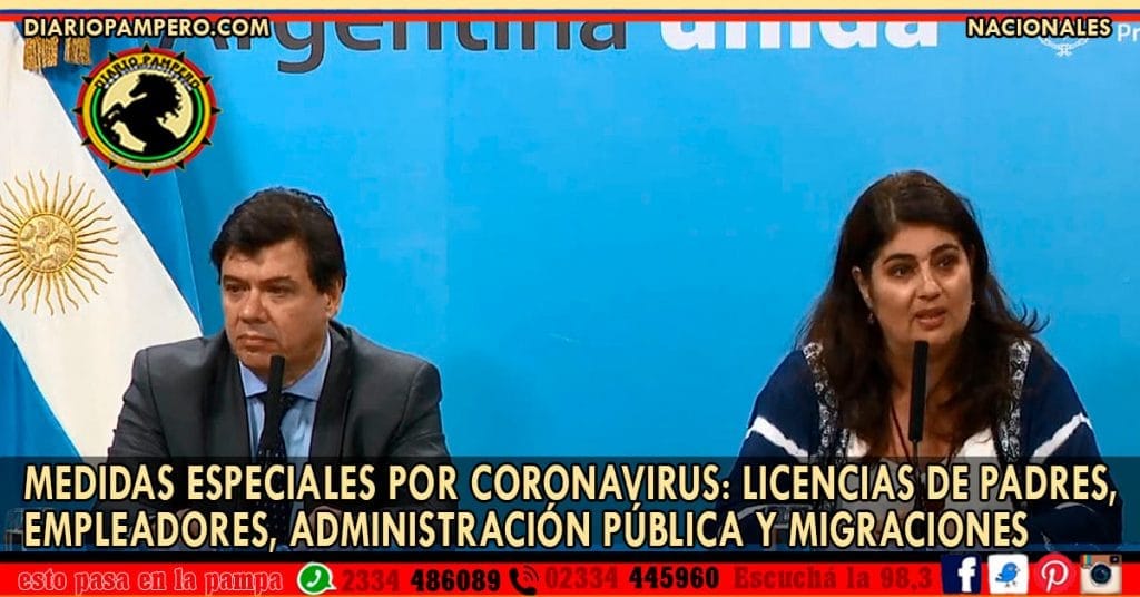 Medidas especiales por Coronavirus: licencias de padres, empleadores, administración pública y migraciones