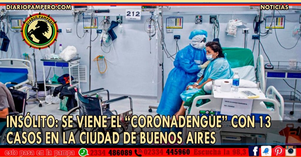 INSÓLITO: se viene el “Coronadengue” con 13 casos en la Ciudad de Buenos Aires