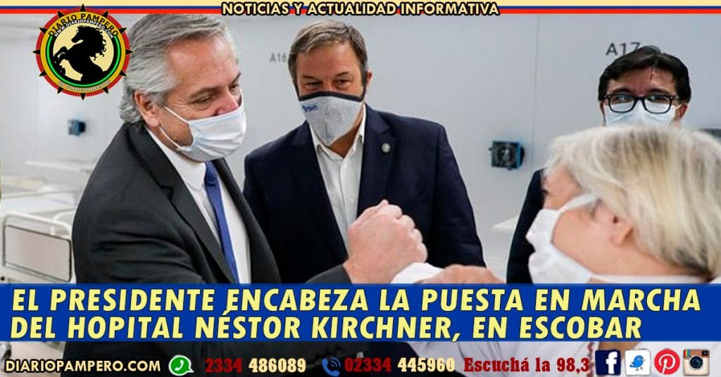 El Presidente encabeza la puesta en marcha del hospital Néstor Kirchner, en Escobar