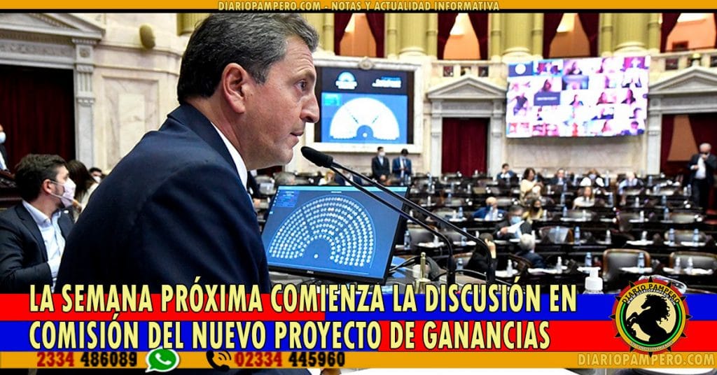 La semana próxima comienza la discusión en comisión del nuevo proyecto de Ganancias
