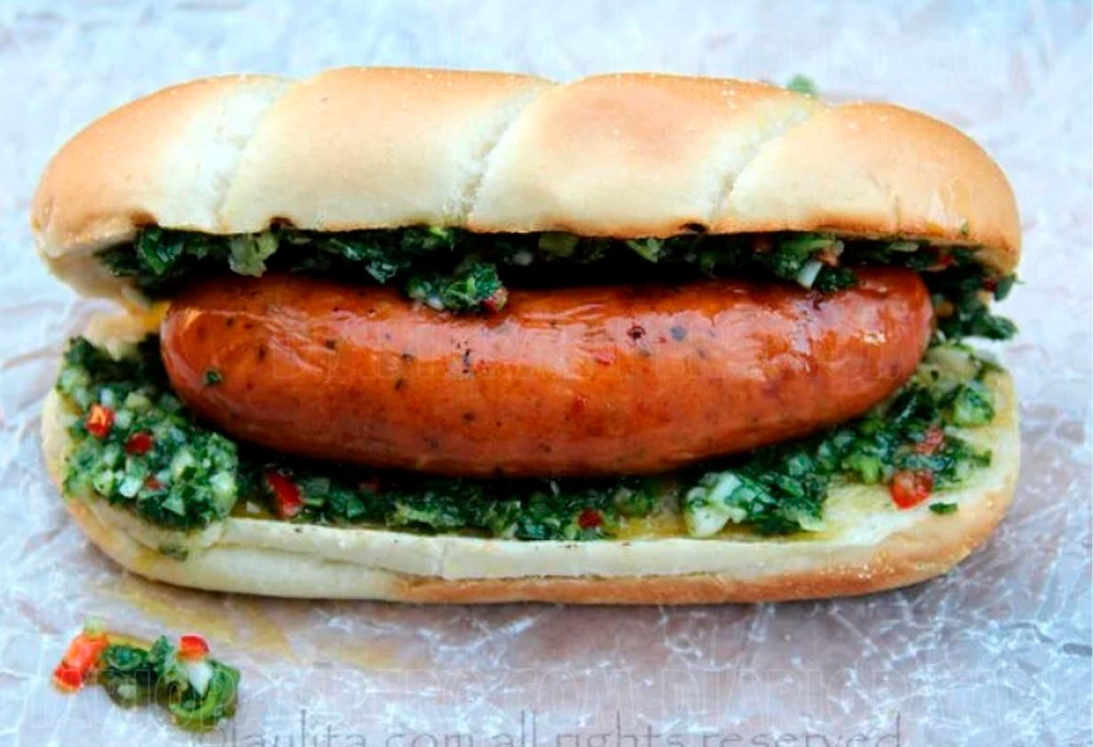 imagen de un choripán