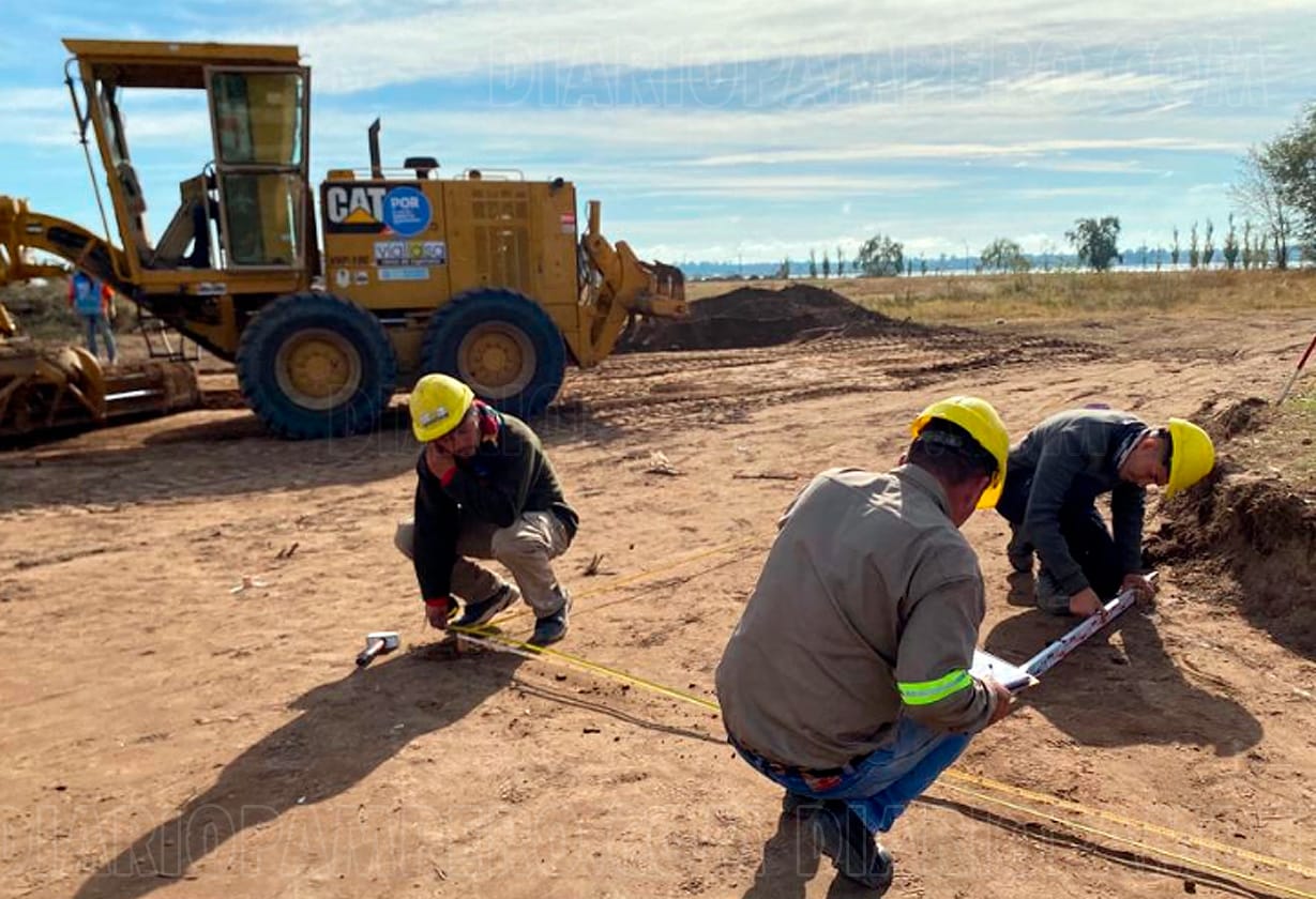 obreros trabajando