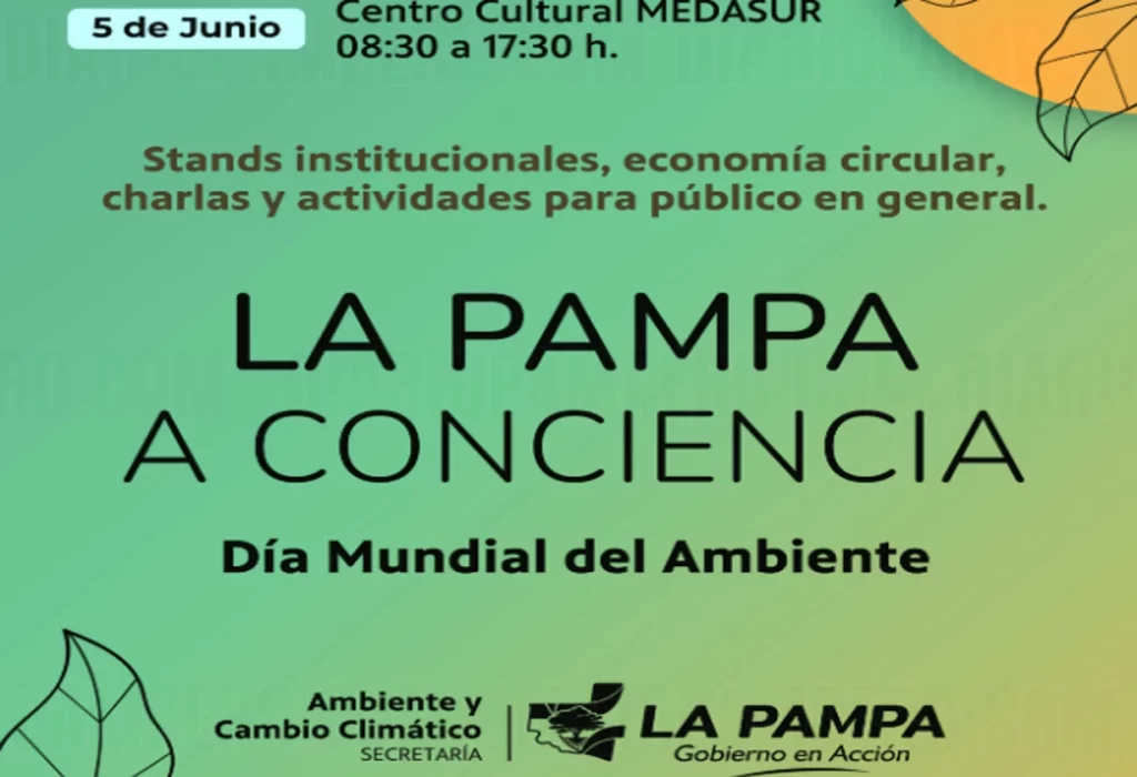 «La Pampa a conciencia»: Invitación a participar del Día Mundial del Ambiente