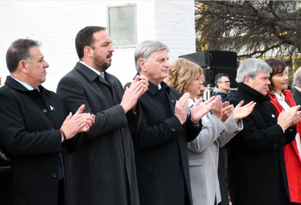 Día de la Bandera: Ziliotto presidió el acto central en Santa Rosa