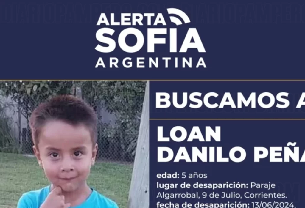 Desapareció Loan, un niño de 5 años en Corrientes: activan Alerta Sofía