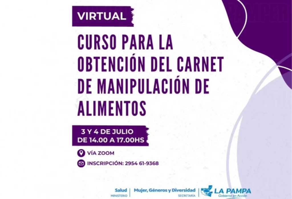 Taller Online para la Obtención del Carnet de Manipulación Segura de Alimentos