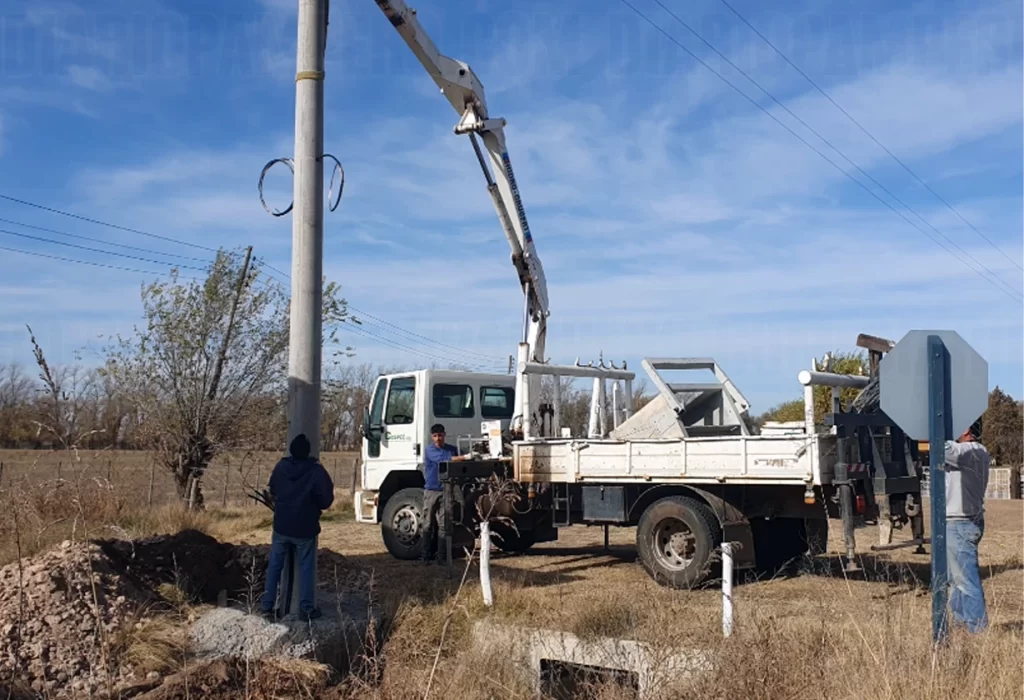 Corte de Energía Eléctrica Programado en la Zona Rural de Castex