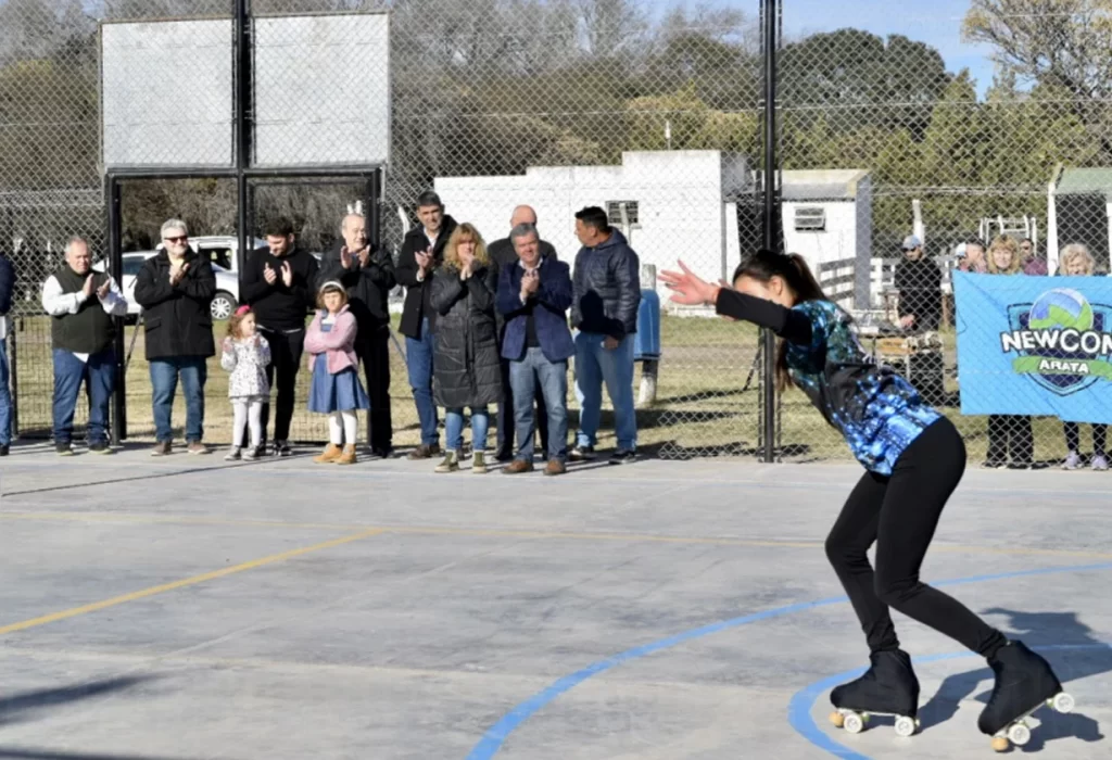 Inauguración del Polideportivo «Diego Armando Maradona» en Arata