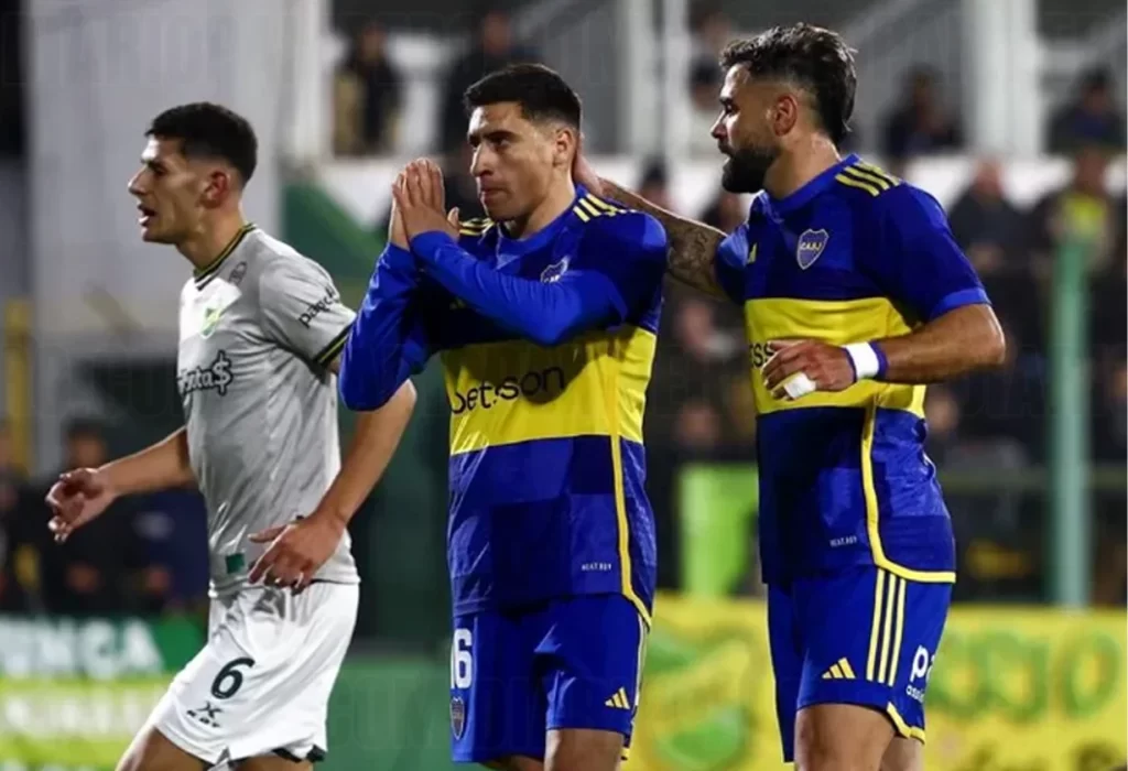 Boca Juniors Empató 2 a 2 con Defensa y Justicia 