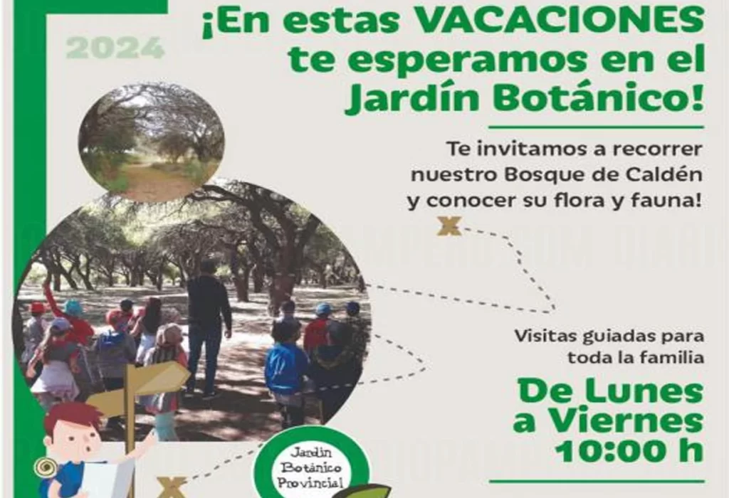 El Jardín Botánico Provincial: Una Alternativa para el Receso Escolar de Invierno