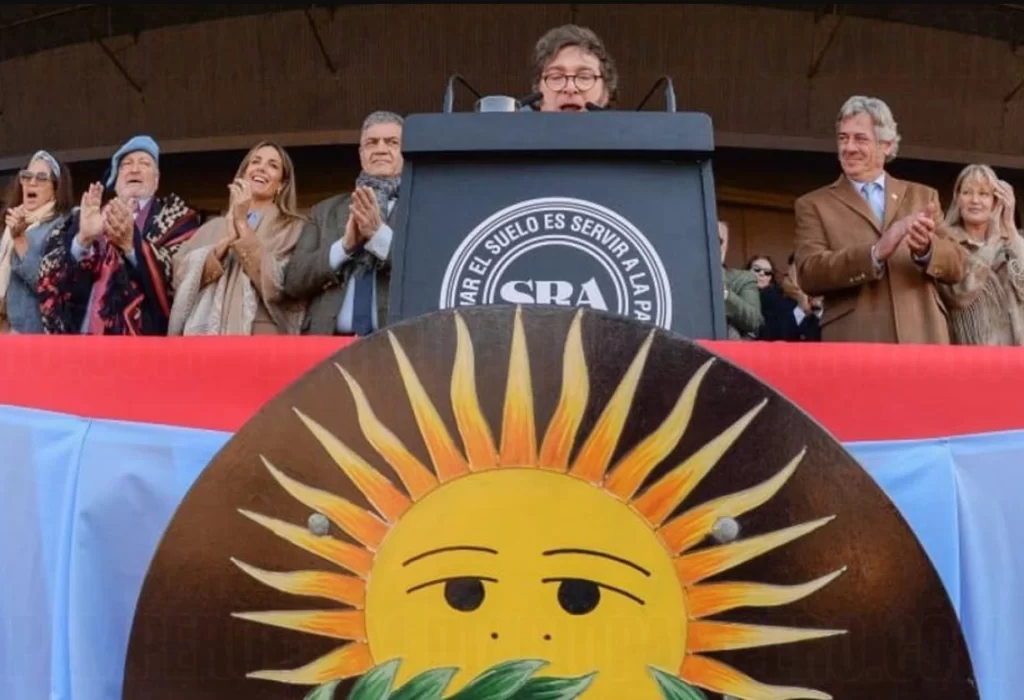 La Sociedad Rural Argentina pide a Javier Milei que elimine las retenciones y el cepo