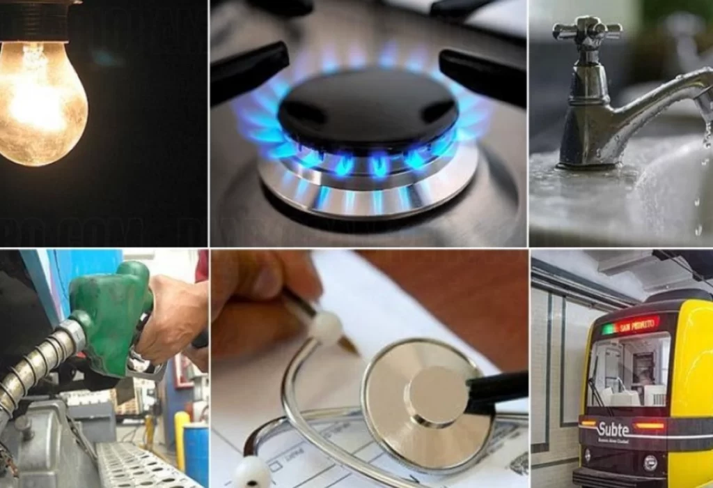 Septiembre Trae Nuevos Aumentos: Agua, Luz, Gas, Combustibles y Más