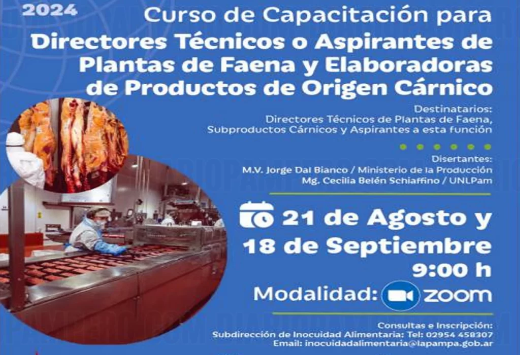 Capacitación Virtual para Aspirantes a Plantas de Faena