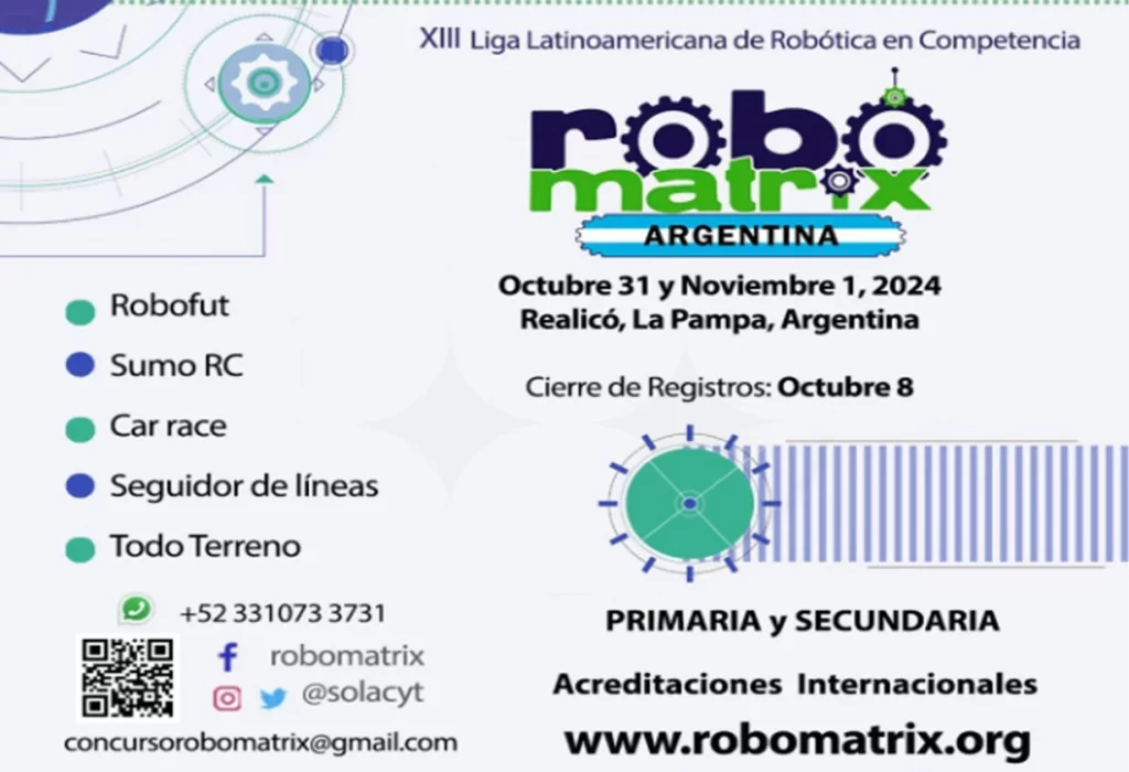La Pampa será sede del concurso internacional Infomatrix y Robomatrix 2024