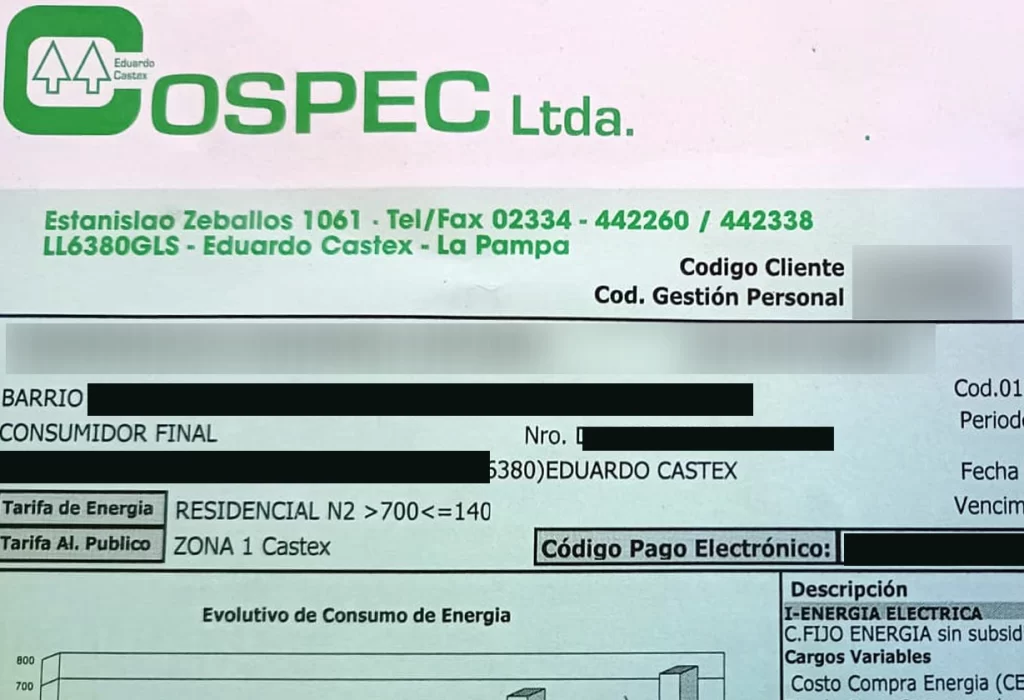 La Pampa: Tasas municipales y otros servicios no podrán ser incluidos en facturas de electricidad de cooperativas