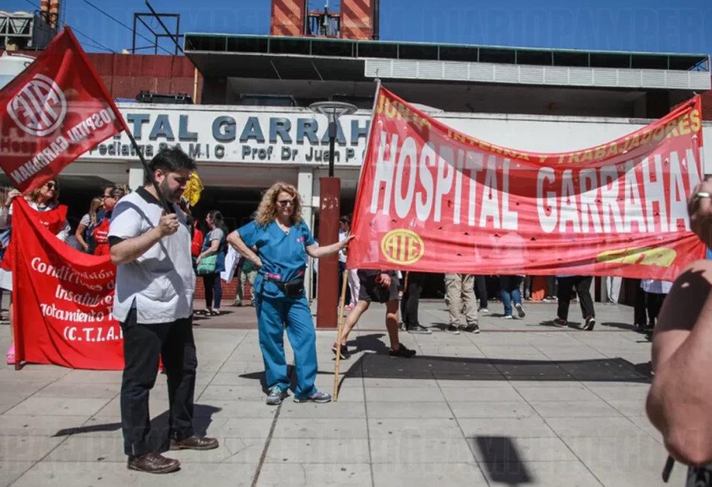 Trabajadores del Hospital Garrahan anuncian paro de 24 horas en demanda de mejoras salariales