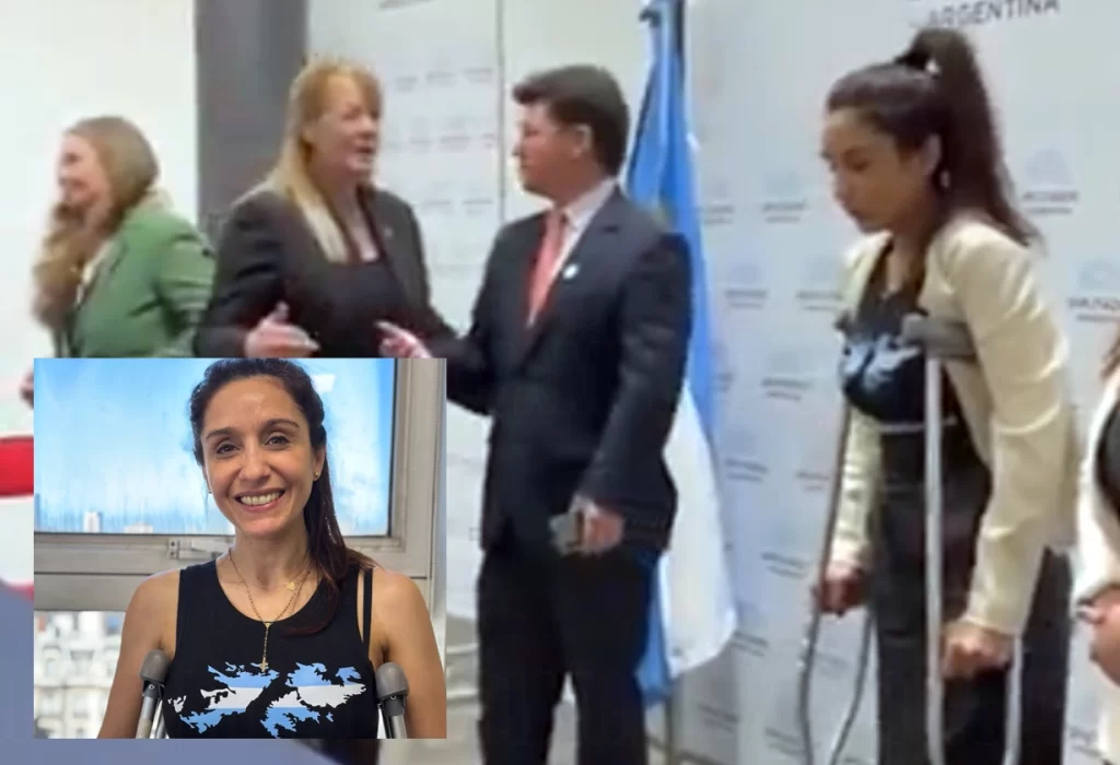 Polémica en el Congreso: la embajadora británica rechaza foto con remera en homenaje a Malvinas
