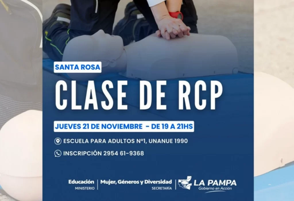 Invitan a Capacitación en RCP para Mujeres en Santa Rosa