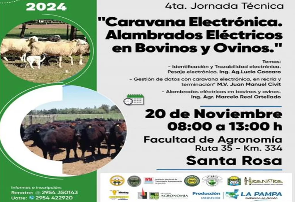 Jornada Técnica Ganadera sobre Caravana Electrónica y Alambrados Eléctricos en Bovinos y Ovinos