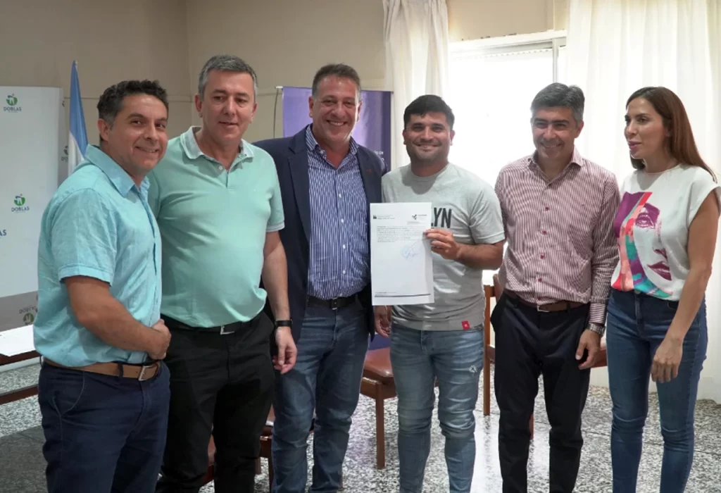 El Gobierno de La Pampa refuerza su apoyo a las instituciones locales en Doblas