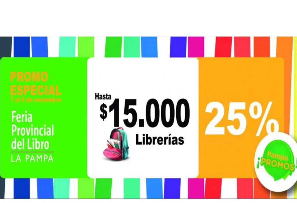 Banco de La Pampa presenta promociones especiales para la Feria Provincial del Libro 2024