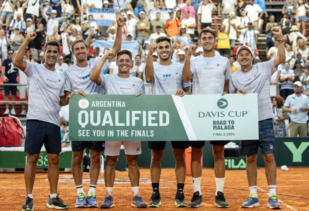 El equipo argentino de tenis se muestra confiado antes del duelo ante Italia en la Copa Davis