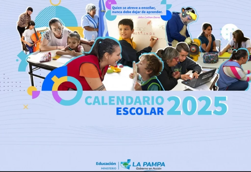 El Ministerio de Educación de La Pampa presenta el Calendario Escolar 2025