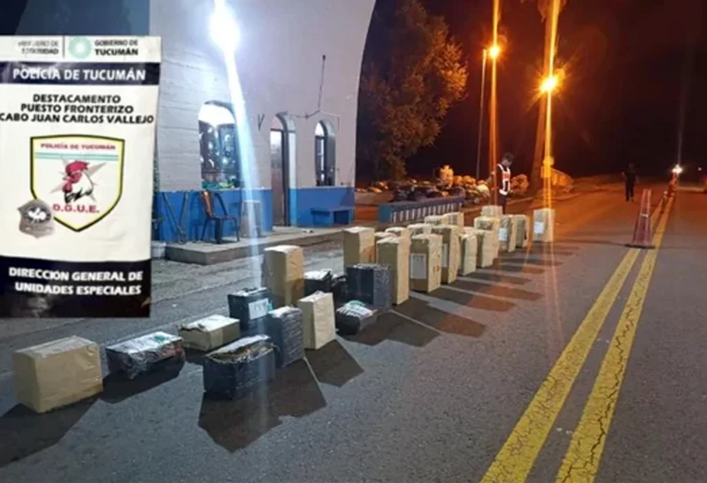Secuestran 500 kilos de hojas de coca en operativo en Trancas