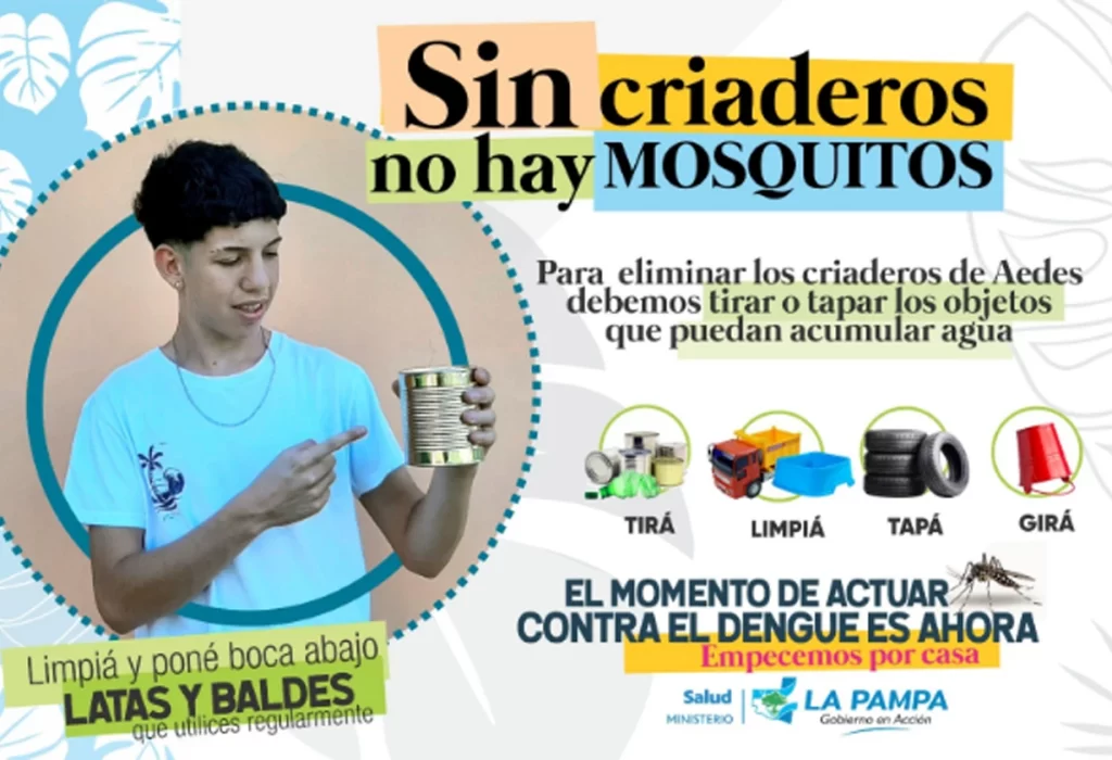 Refuerzan medidas para prevenir el dengue tras caso en General Pico