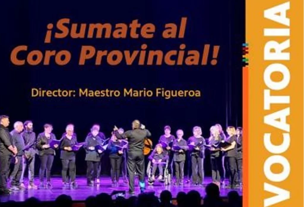 ¡Sumate al Coro Provincial de La Pampa para la temporada 2025!