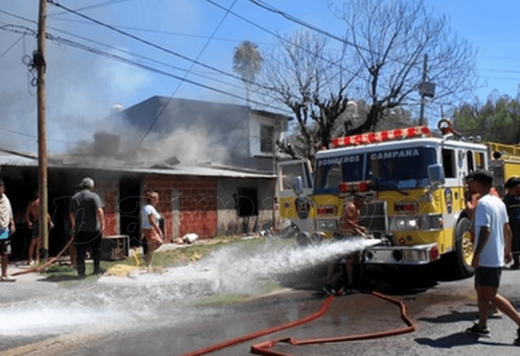 Tragedia en Campana: Cuatro niños murieron en un incendio en su hogar