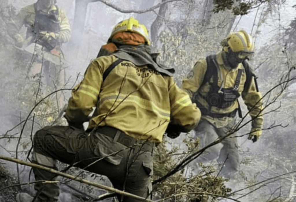 Evacúan a 800 turistas en El Bolsón por un incendio forestal fuera de control