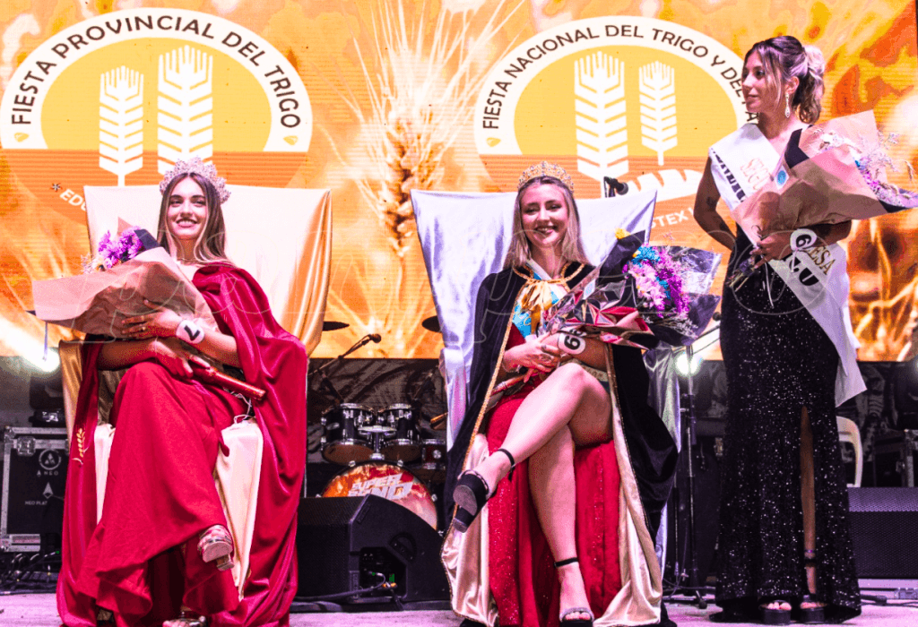 Fiesta del Trigo 2025: Nuevas reinas provinciales y nacionales coronadas en Eduardo Castex