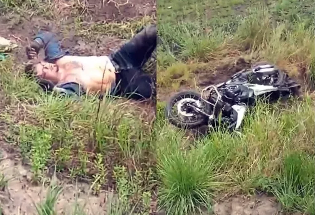 Impacto en la Ruta 11: el Chino Maidana sufrió un accidente en moto