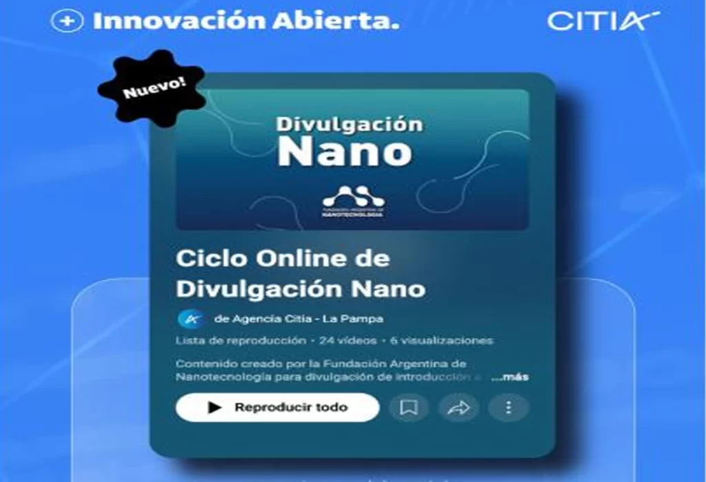 Nanotecnología en La Pampa: Lanzan ciclo de charlas en Nanotecnología