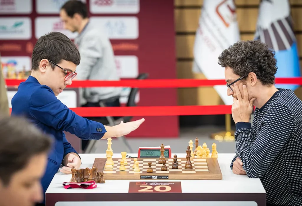 Faustino Oro y Candela Francisco deslumbraron en el Mundial Blitz de Ajedrez en Qatar