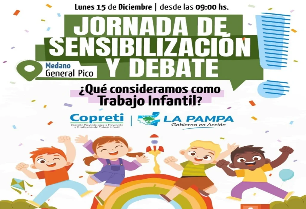 General Pico será sede de una jornada sobre la prevención y erradicación del trabajo infantil