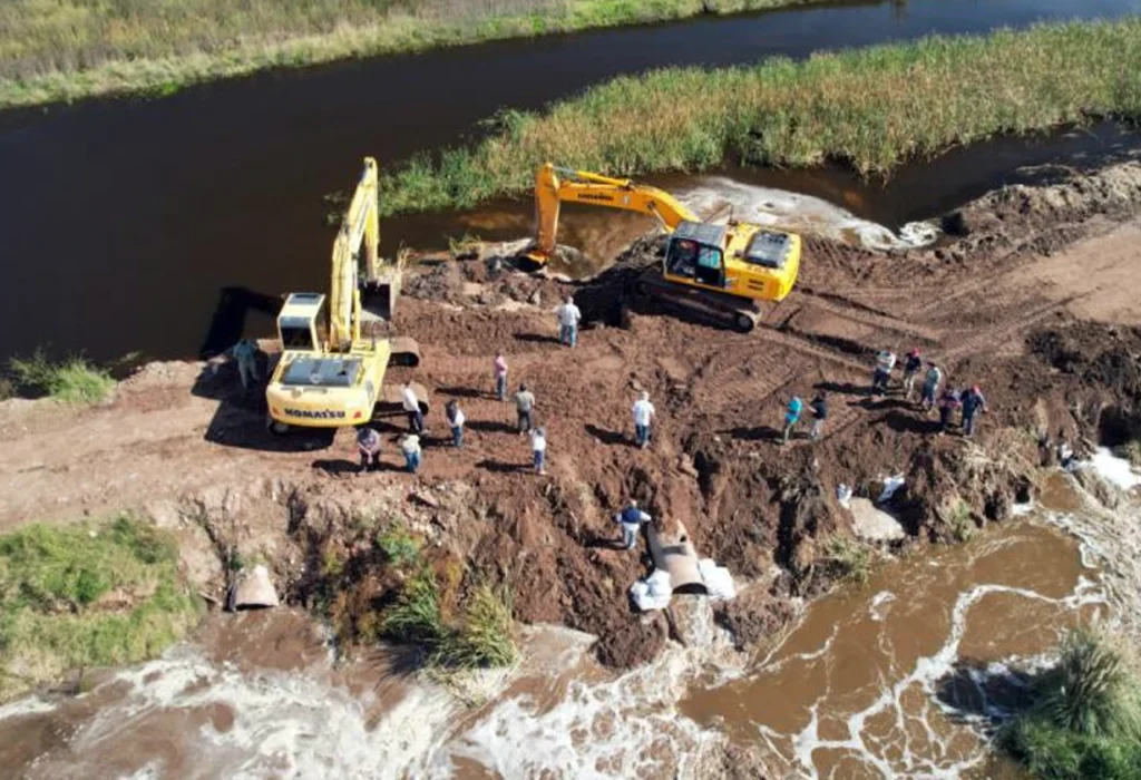 La Pampa y Buenos Aires coordinan obras en el Meridiano V