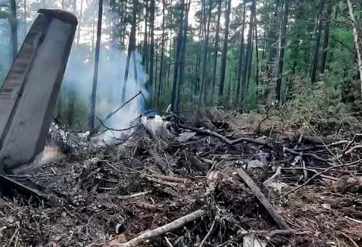 Accidente de avión militar deja seis muertos en Rusia