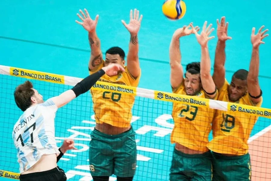 Brasil venció a Argentina en la final del Sudamericano de vóley