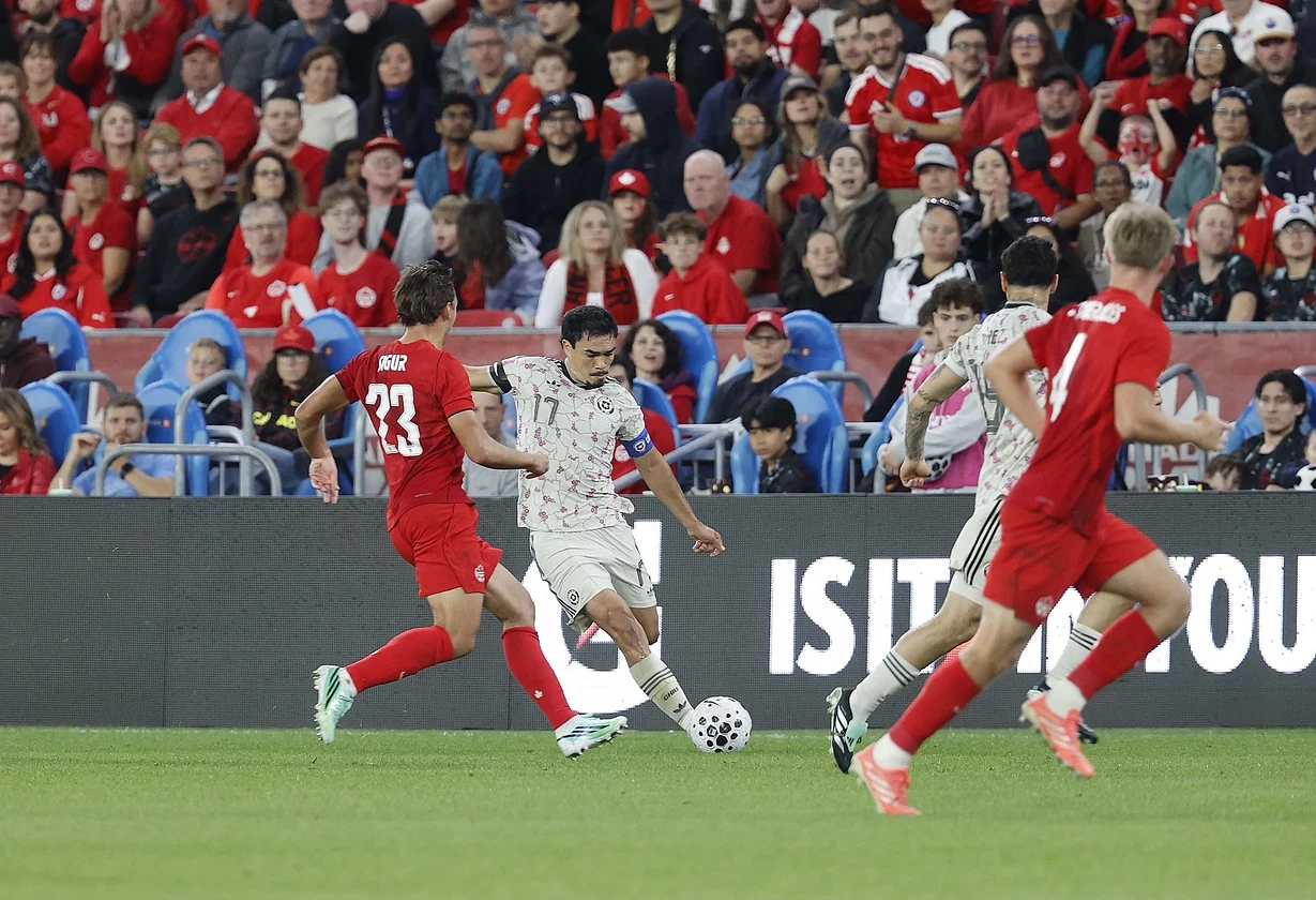 Chile cayó ante Canadá y terminó con nueve