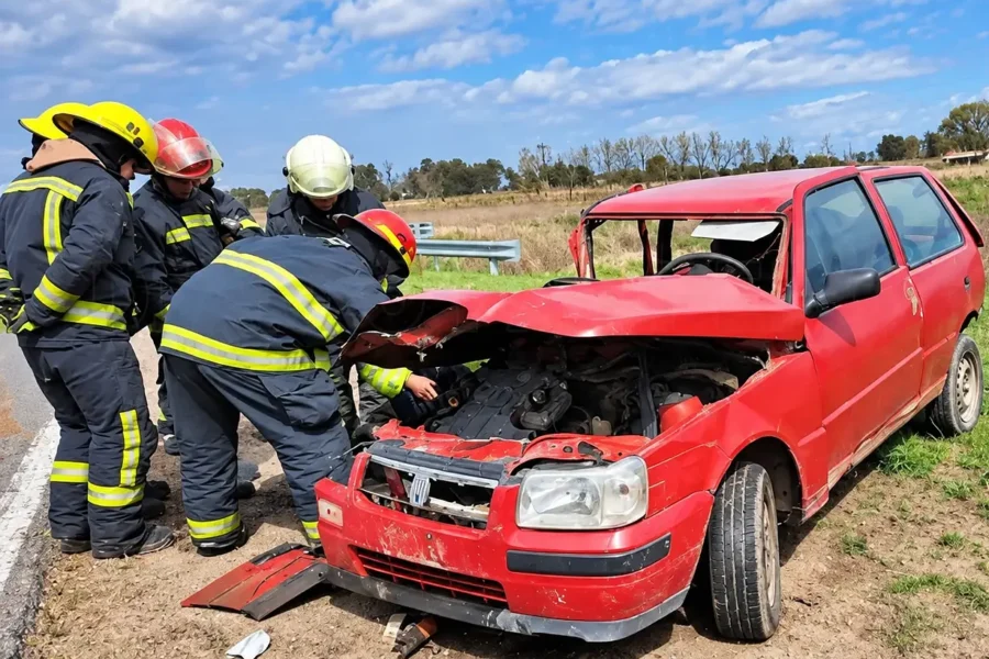Choque en la Ruta 226 dejó un herido grave