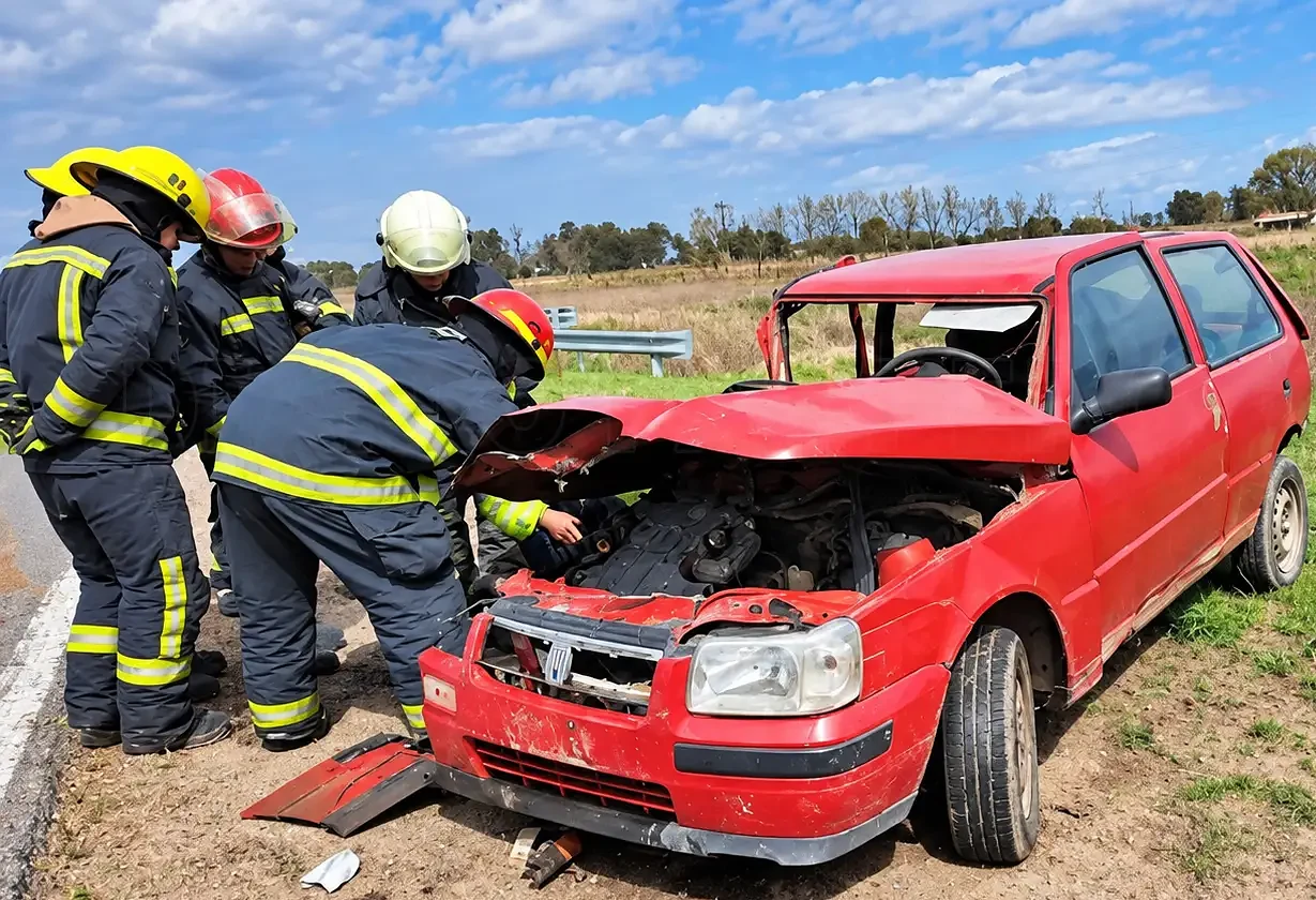 Choque en la Ruta 226 dejó un herido grave