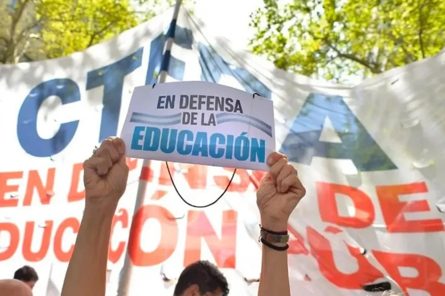 CTERA advirtió un recorte educativo del 72% en 2027