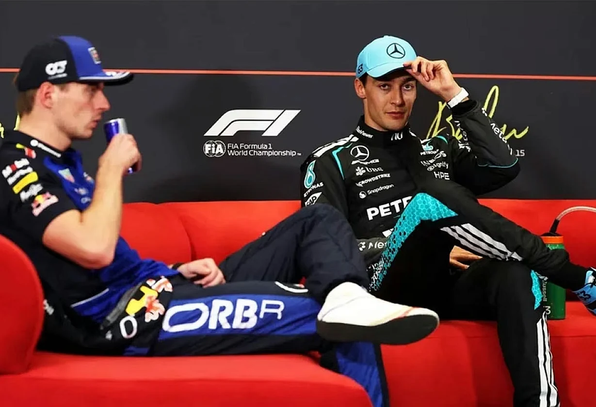 El podio del GP de Azerbaiyán respaldó a Colapinto