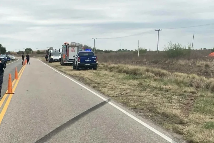 Murió un comerciante tras volcar en la Ruta 26