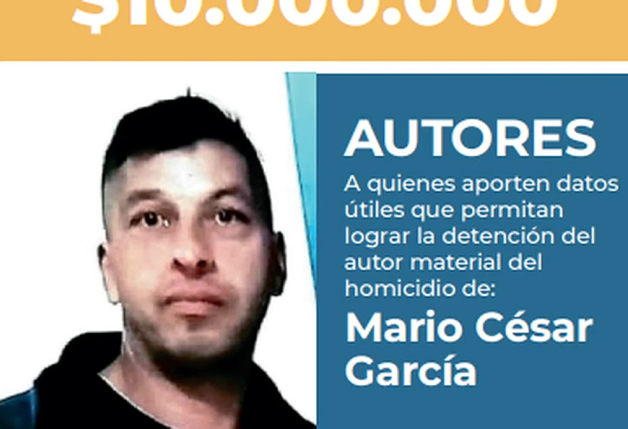 Recompensa por el homicidio de Mario García